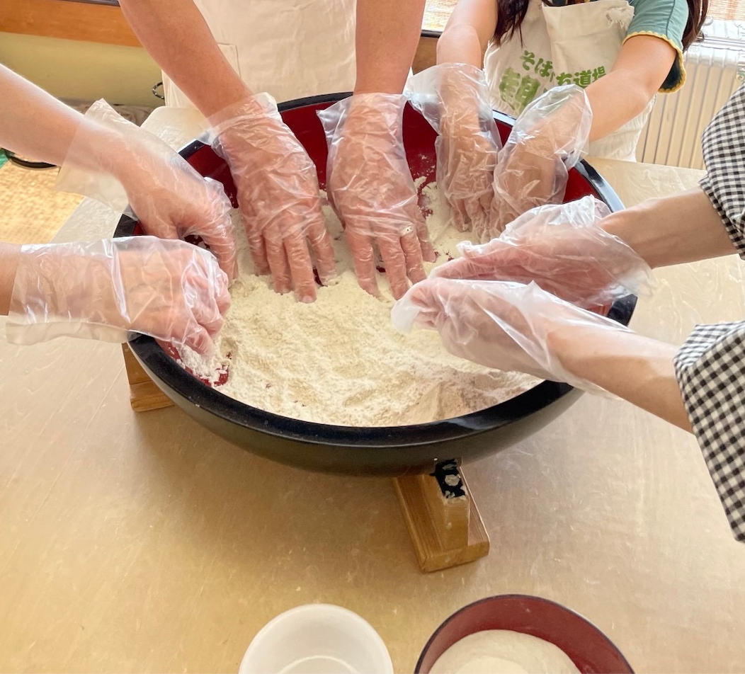 蕎麦打ち体験