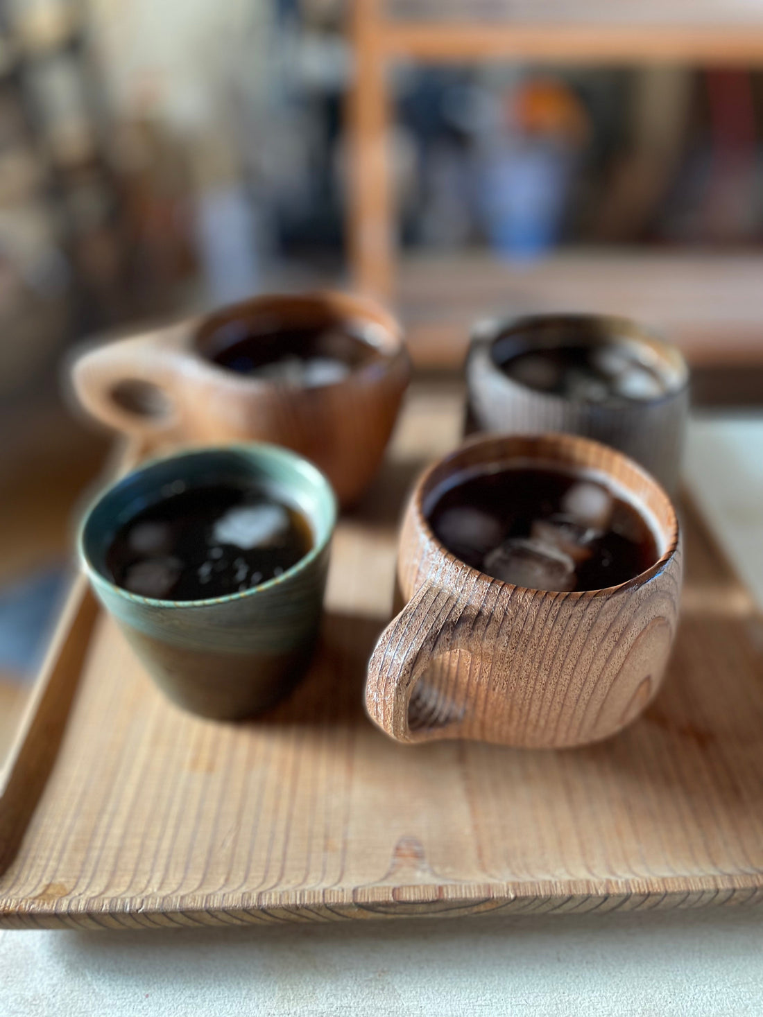 国産杉無垢材の草木染め器(ヤポニカ)